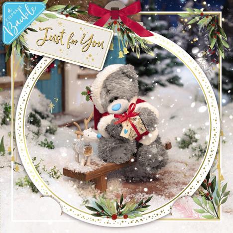 3D Holographic Just For You Me to You Bear Christmas Card £2.69